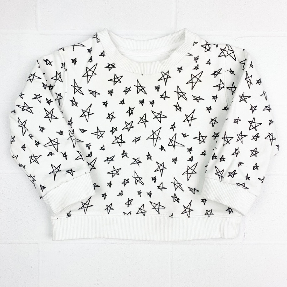 June & January Onyx Star Sweatshirt